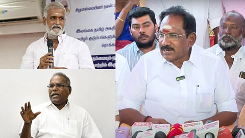 சேகர் பாபு - கே.பாலகிருஷ்ணன் - செல்லூர் ராஜூ