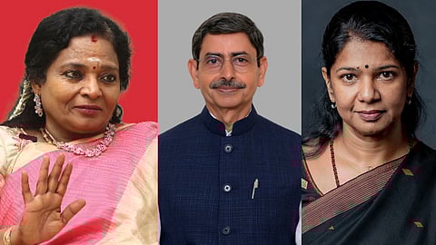 ஆளுநர் ரவியை கண்டித்து போராட்டம்