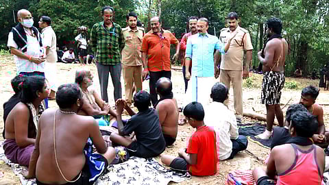 நேரில் குறைகளை கேட்டறிந்த தேவஸ்வம் போர்டு தலைவர்