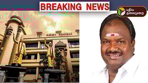 திமுக வேட்பாளர் விசி சந்திரகுமார்