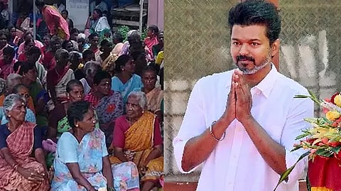 பரந்தூர் மக்கள் - தவெக தலைவர் விஜய்