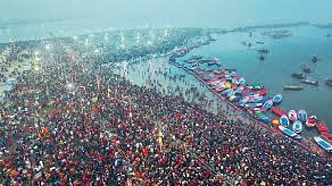 over 50 crore peoples taken dip in uttarpradesh maha kumbh