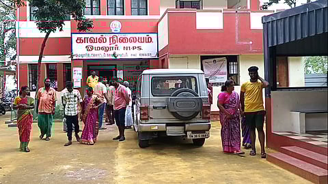 கலப்புத் திருமணம் செய்த காதல் ஜோடி காவல் நிலையத்தில் தஞ்சம்