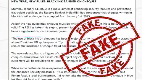 factcheck ்to the black ink rumour for writing cheque