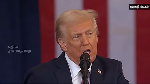 donald trump delivery first speech as 47th president