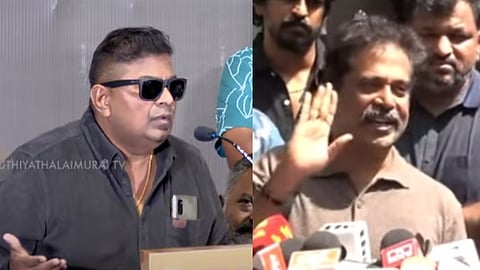 இயக்குநர் மிஷ்கின், நடிகர் குரு சோமசுந்தரம்