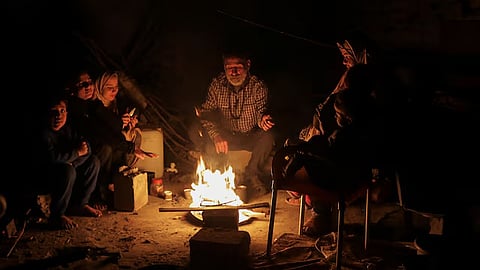 families returning ready tent camps in gaza