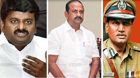 சி.விஜயபாஸ்கர், பி.வி.ரமணா, முன்னாள் டிஜிபி டி.கே.ராஜேந்திரன்