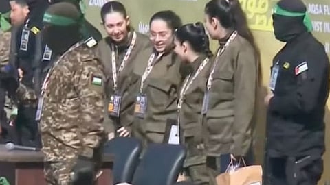 four israeli female soldiers held hostage in gaza set to be released