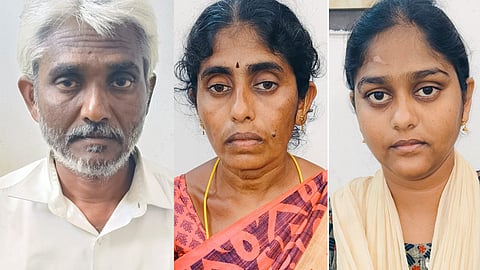 காரில் கடத்தப்பட்ட கர்ப்பிணி பெண் - 6 பேர் கைது