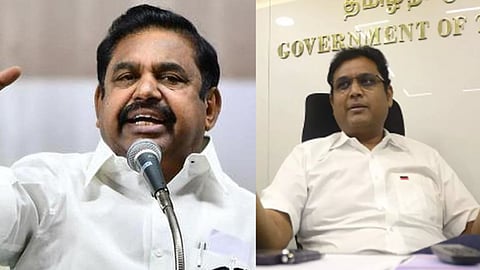 எடப்பாடி பழனிசாமி - டி.ஆர்.பி.ராஜா