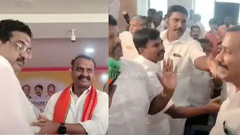 எல். முருகன், கூட்டத்தில் நடந்த சலசலப்பு