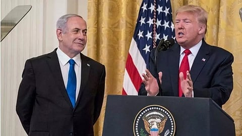 இஸ்ரேல் பிரதமர் ட்ரம்ப்