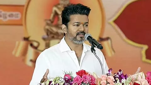 தவெக தலைவர் விஜய்