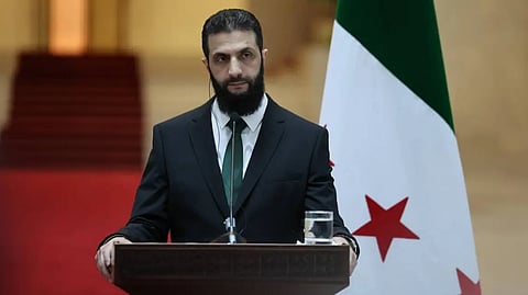 leader of rebels named syrias interim president