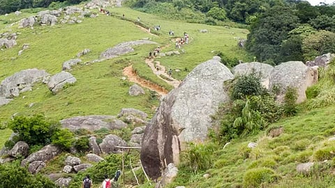 permission from devotees crowd velliangiri hills