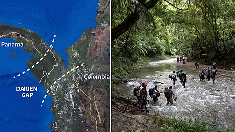 darien gap 97 km jungle crossing that to reach usa on indian migrants
