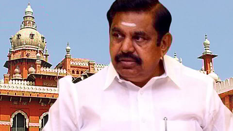 சென்னை உயர்நீதிமன்றம், எடப்பாடி பழனிசாமி