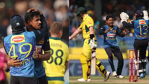 sri lanka beat australia in first odi