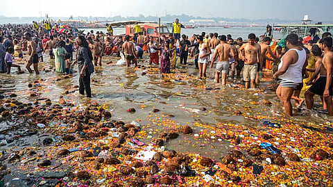 found in river water in uttarpradesh maha kumbh bacteria