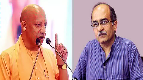 yogi adityanath drink kumbh mela water prashant bhushan challenges