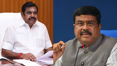 எடப்பாடி பழனிசாமி, தர்மேந்திர பிரதான்