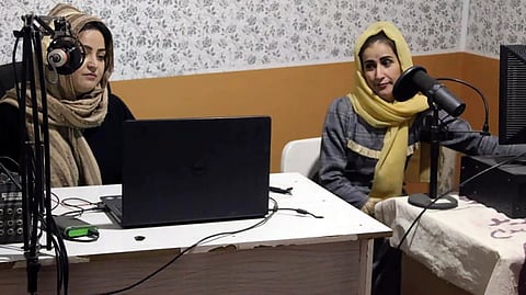 taliban womens radio station resumes operations