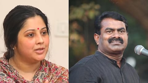 விஜயலட்சுமி, சீமான்