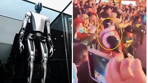 AI robot tried to attack people in China