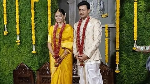 bengaluru bjp mp tejasvi surya marries carnatic singer sivasri skandaprasad