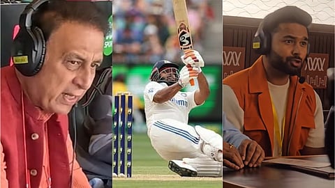 sunil gavaskar - rishabh pant