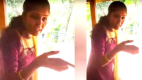 தலைமை ஆசிரியரை தாக்கிய பெண்