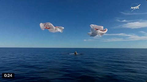 Splashdown confirmed! #Crew9 is now back on Earth in their
@SpaceX
Dragon spacecraft