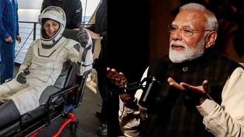 சுனிதா வில்லியம்ஸ், பிரதமர் மோடி