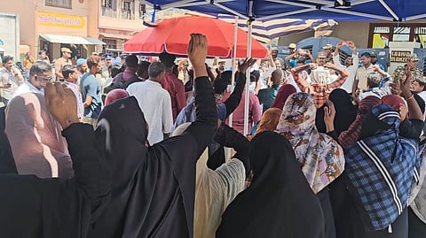 ED சோதனை - எஸ்டிபிஐ கட்சியினர் ஆர்ப்பாட்டம்