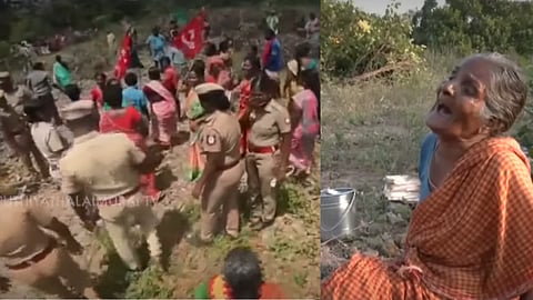 கடலூரில் நடந்த போராட்டம்