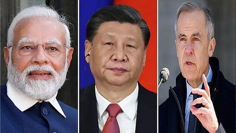 மோடி, ஜின்பிங், மார்க் கார்னி