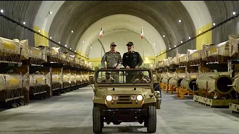 iran releases missile city video underground weapon