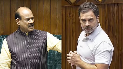 Rahul Gandhi Says Speaker om birla Not Letting Him Speak