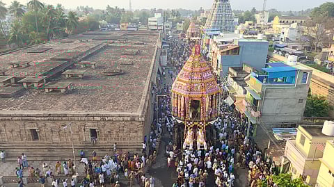 திருவானைக்காவல் கோயில் தேர்த் திருவிழா