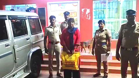 பெண் கைது