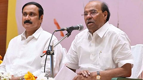 resolution against anbumani in pmk working committee meeting chaired by ramadoss