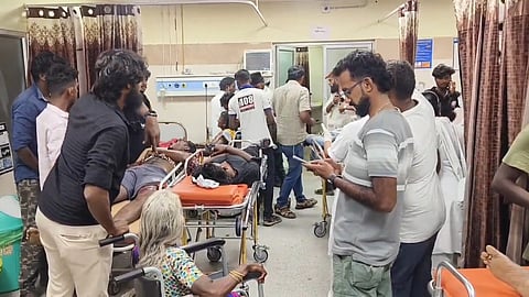 பைக்ஆட்டோ மீது மோதிய விபத்து