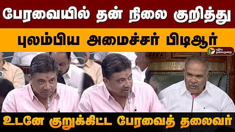 tn it minister ptr palanivel thiagarajan spoke in tn assembly