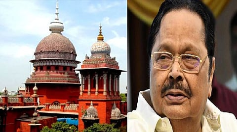 madras highcourt cancels minister duraimurugan release