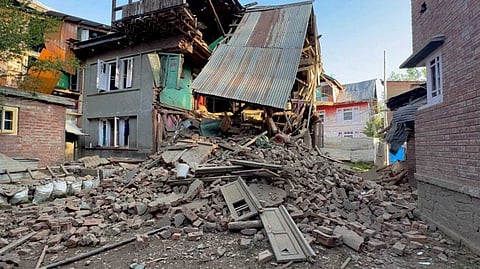 pahalgam attack terrorists houses blown up with bombs