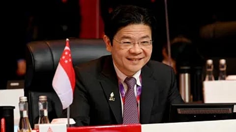 prime minister lawrence wong again wins on singapore election