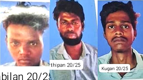 சரணடைந்த 3 பேர் போலீசில் ஒப்படைப்பு