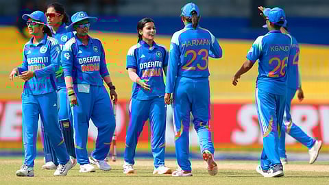 womens tri series india champion vs sri lanka