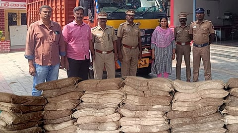 புகையிலை பொருட்கள் பறிமுதல்